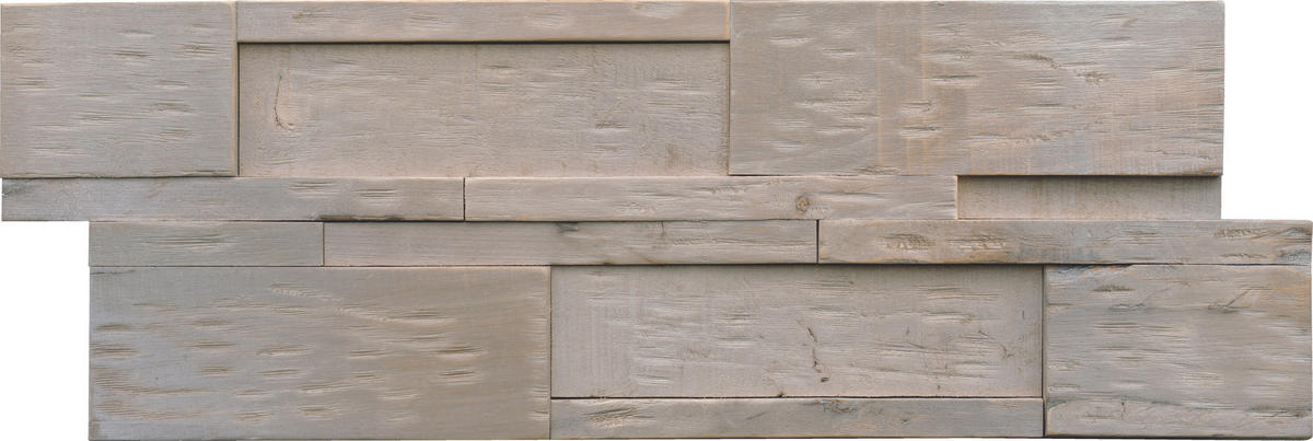 WANDVERKLEIDUNG - Grau, Basics, Holz (56/20/2cm)