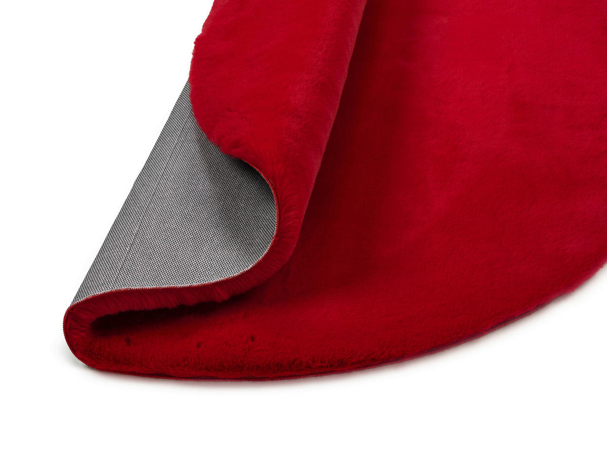 HOCHFLORTEPPICH 80 cm Silky Haven Rot  - Rot, Basics, Textil (80cm) - Novel