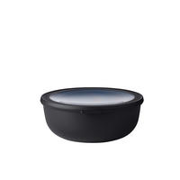 VORRATSDOSE CIRQULA 2.25 L  - Klar/Schwarz, KONVENTIONELL, Kunststoff (2,25l) - Mepal