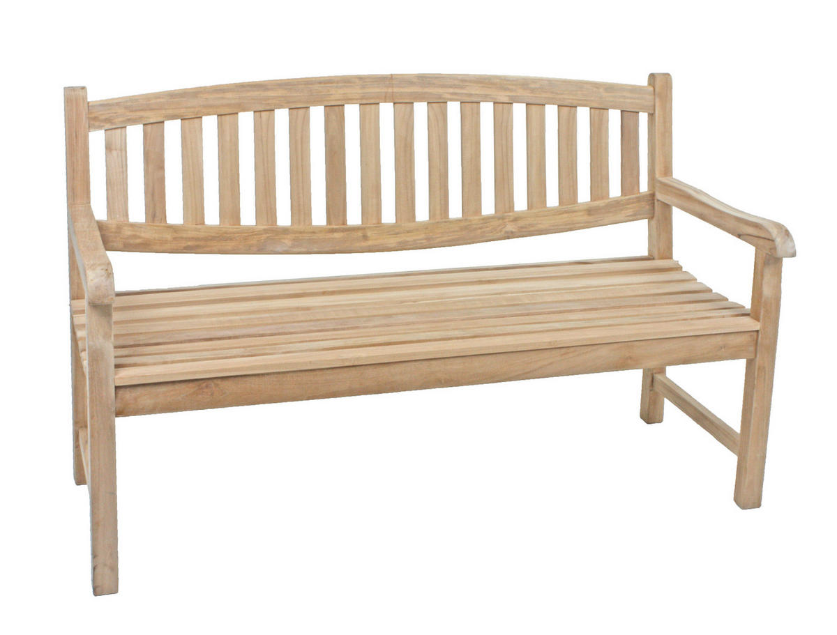 GARTENBANK 150/93/63 cm  in Naturfarben  - Naturfarben, Basics, Holz (150/93/63cm) - Gardenson