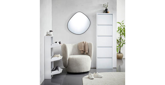 SCHUHKIPPER  in 50/103,5/15 cm  - Weiß, Basics, Metall (50/103,5/15cm) - Carryhome