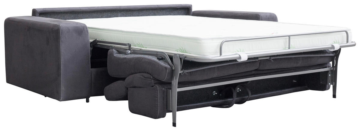 TROSJED tekstil  antracit    - crna/antracit, Moderno, tekstil/plastika (218/79-97/100cm) - Hom`in