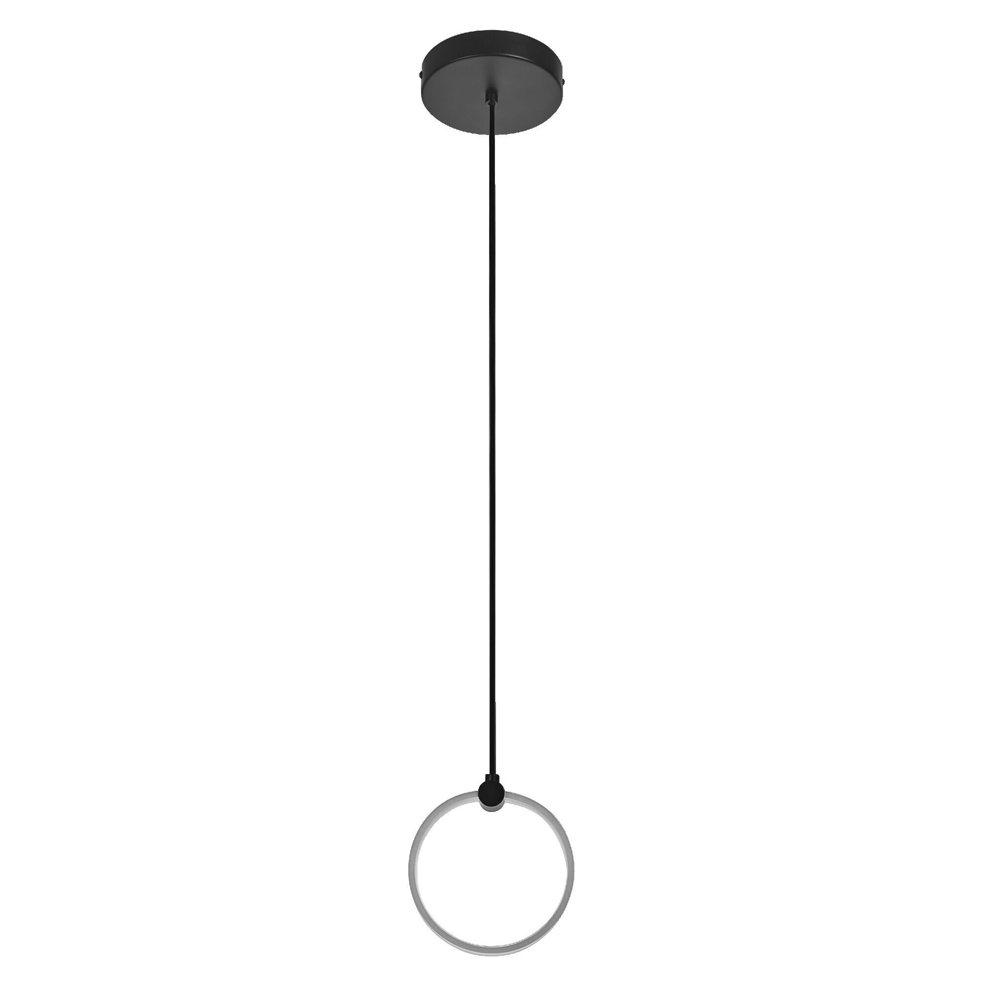 LED-HÄNGELEUCHTE 16/121 cm   - Schwarz, Design, Kunststoff (16/121cm) - Ledvance