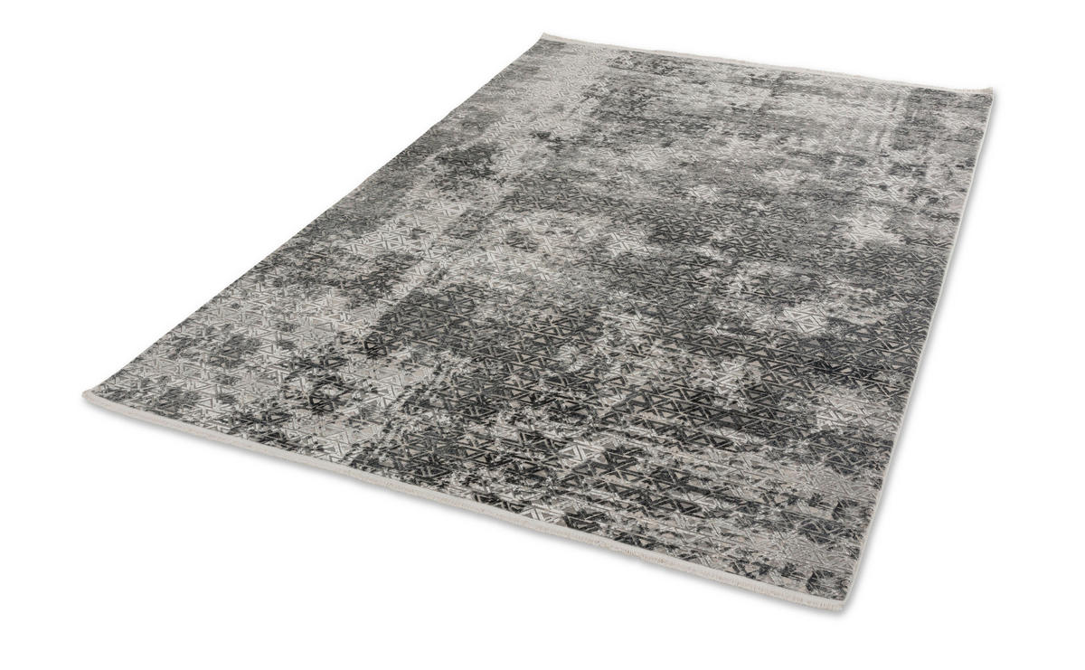WEBTEPPICH 133/190 cm Vision Anthrazit, Grau  - Anthrazit/Grau, Design, Textil (133/190cm) - Schöner Wohnen