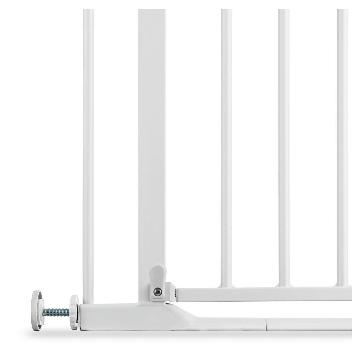 TREPPENSCHUTZGITTER 96 - 101/77 cm  - Weiß, Basics, Kunststoff/Metall (96 - 101/77cm) - Hauck