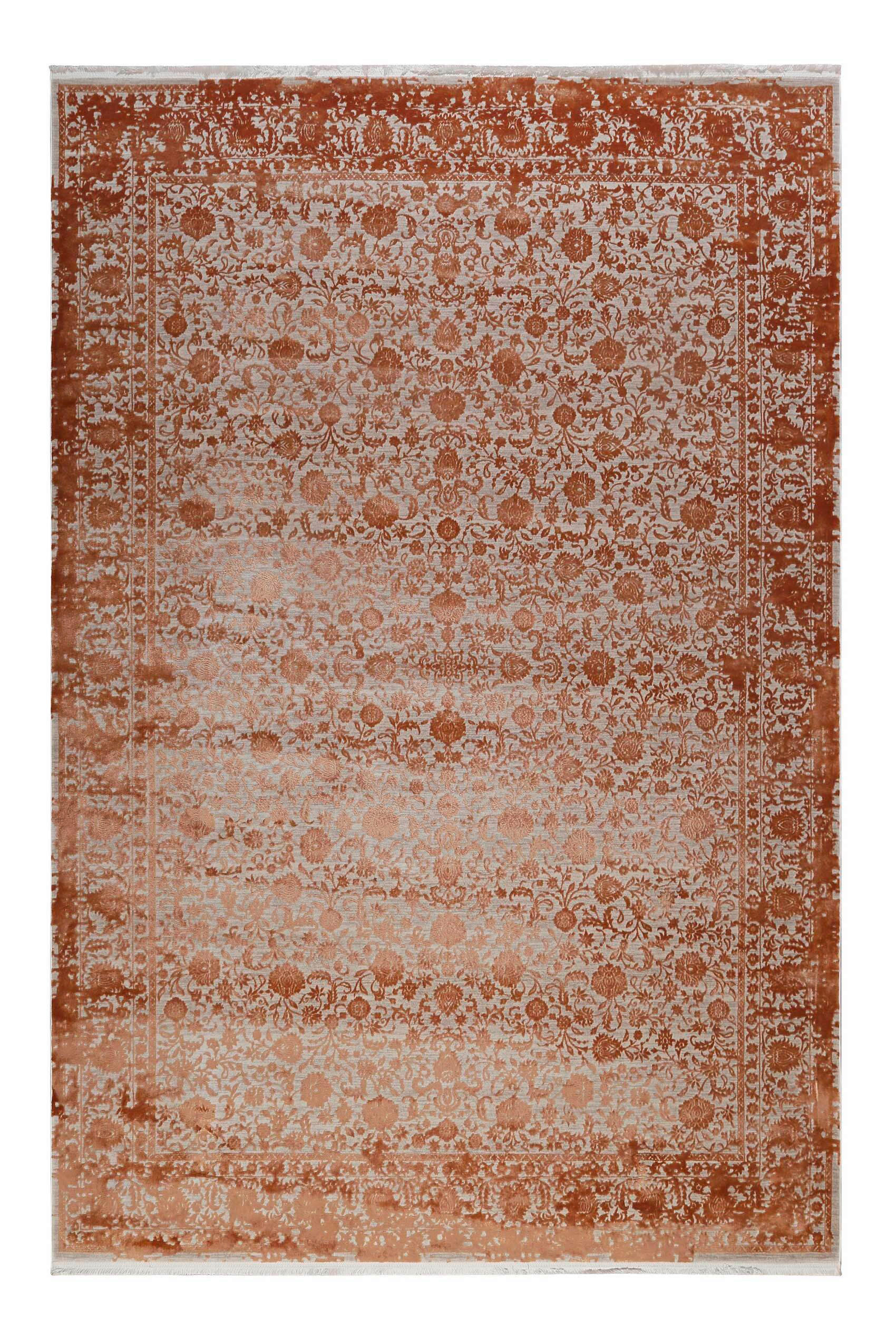 VINTAGE-TEPPICH 133/200 cm Florida Grau, Terracotta  - Terracotta/Grau, LIFESTYLE, Textil (133/200cm) - Esprit