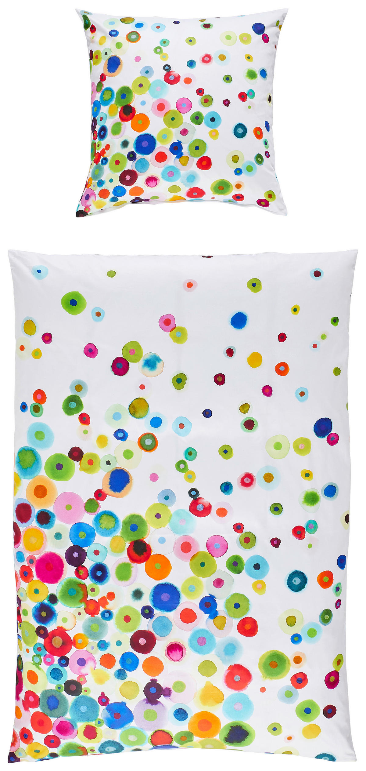 BETTWÄSCHE Modern Art Makosatin 135/200 cm  - Multicolor, KONVENTIONELL, Textil (135/200cm) - Janine