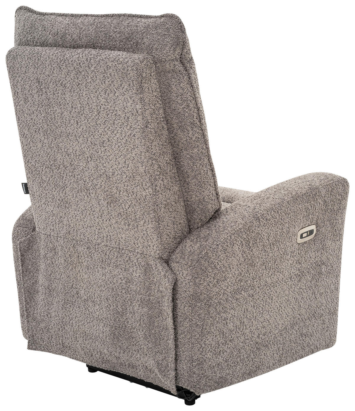 RELAXFÅTÖLJ i metall, textil grafitfärgad  - grafitfärgad/svart, Design, metall/textil (75/110/88cm) - Livetastic