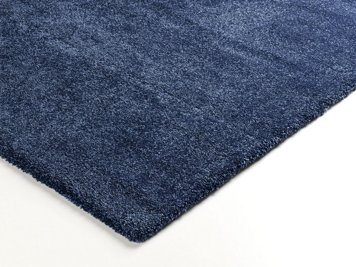 HOCHFLORTEPPICH  Wohnzimmer 140/200 cm Bellevue Blau rechteckig  - Blau, Basics, Textil (140/200cm) - Novel