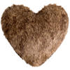 FELLKISSEN  40/40 cm   - Braun, Natur, Textil (40/40cm) - Ambia Home