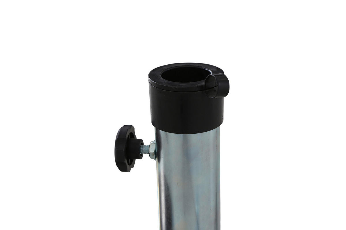 SONNENSCHIRMSTÄNDER Silberfarben  - Silberfarben, KONVENTIONELL, Metall (49,5/39/39,5cm) - Siena Garden