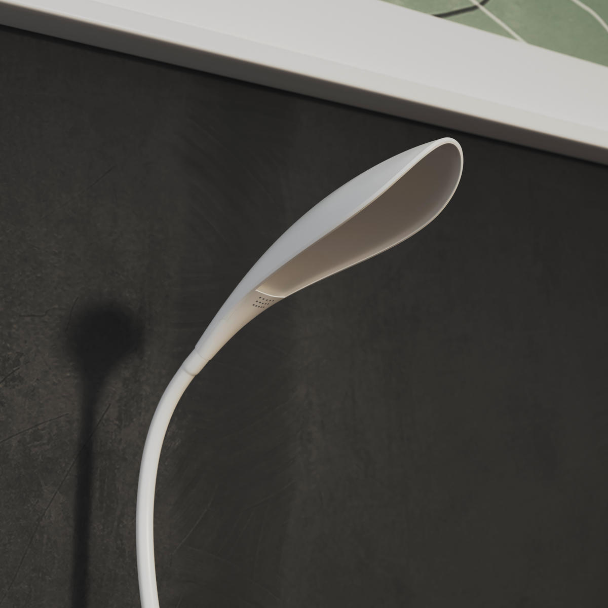 Lampă De Birou 22/17/37,5 cm    - alb, Basics, plastic (22/17/37,5cm) - Novel