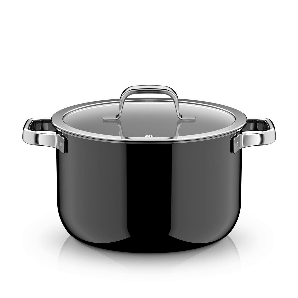 KOCHTOPFSET Fusiontec Mineral Pro 4-teilig  - Schwarz, Basics, Metall (60/30/33cm) - WMF