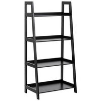 REGAL 63/130/40 cm črna  - črna, Konvencionalno, leseni material (63/130/40cm) - Livetastic