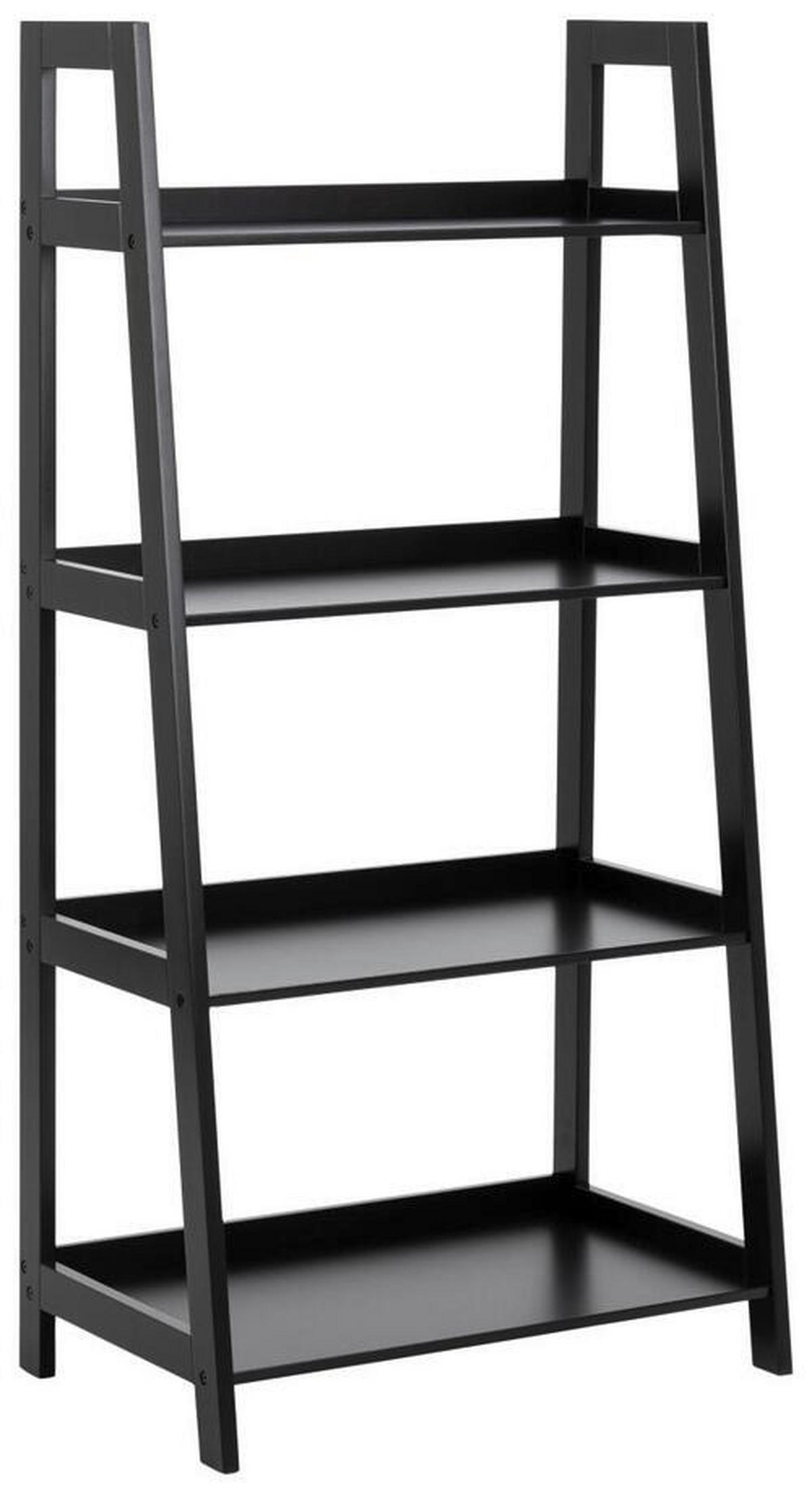 REGAL 63/130/40 cm črna  - črna, Konvencionalno, leseni material (63/130/40cm) - Livetastic