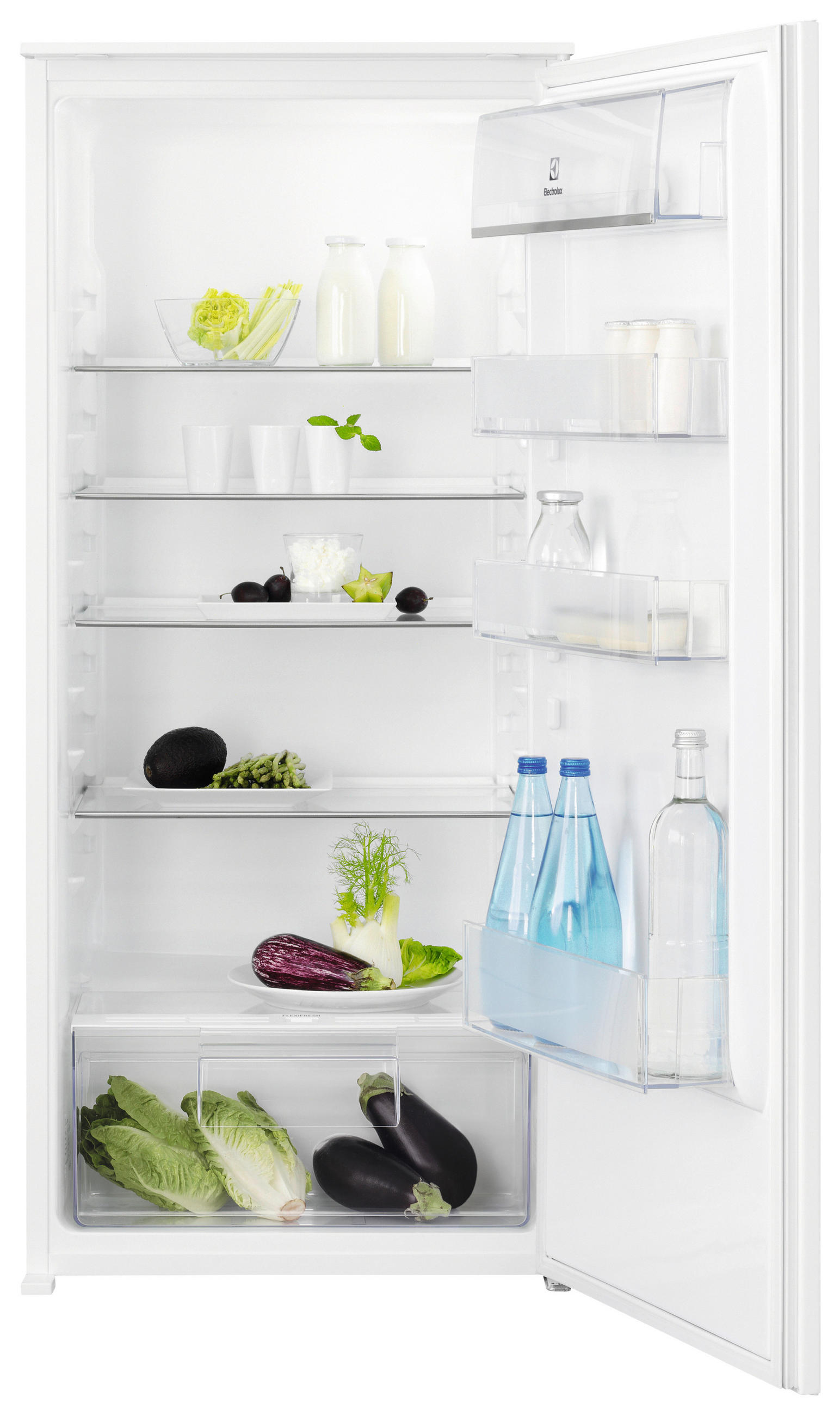 KÜHLSCHRANK 54,8/121,8/54,9 cm LRB3AE12S  - Weiß, Basics, Glas/Kunststoff (54,8/121,8/54,9cm) - Electrolux