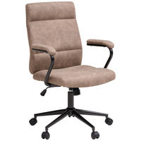 OTOČNÁ ŽIDLE, tkaná látka, černá, světle hnědá - černá/světle hnědá, Moderní, kov/textil (60/99-109/64cm) - MID.YOU