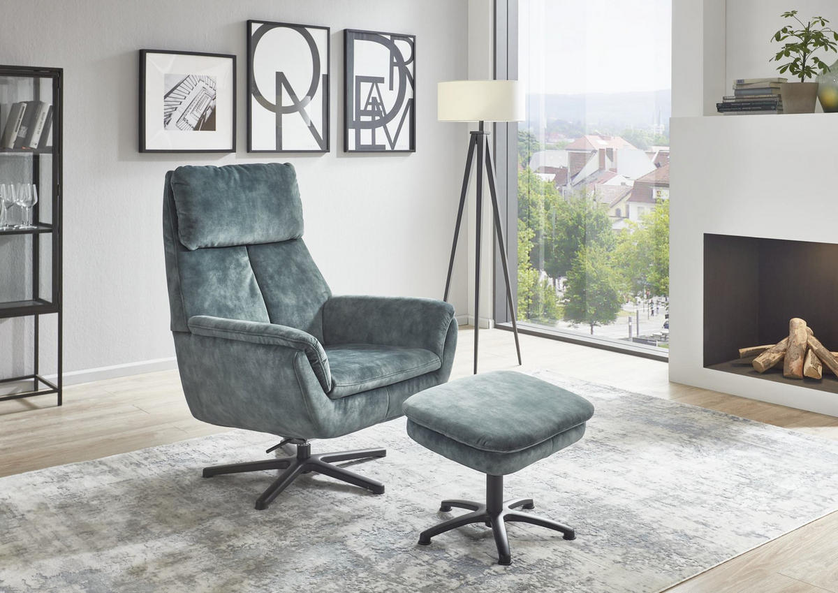 FOTELJA 79/108/89 cm , zelena  - zelena, Moderno, tekstil (79/108/89cm) - Beldomo Premium