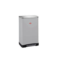 ABFALLSAMMLER BIG DOUBLE BOY 2x18 L  - Hellgrau/Schwarz, KONVENTIONELL, Kunststoff/Metall (40,5/65/34,5cm) - Wesco