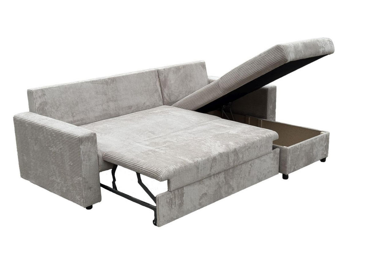 KUTNA GARNITURA drvo, tekstil    - Moderno, drvo/tekstil (230/160/88cm) - Ti'me