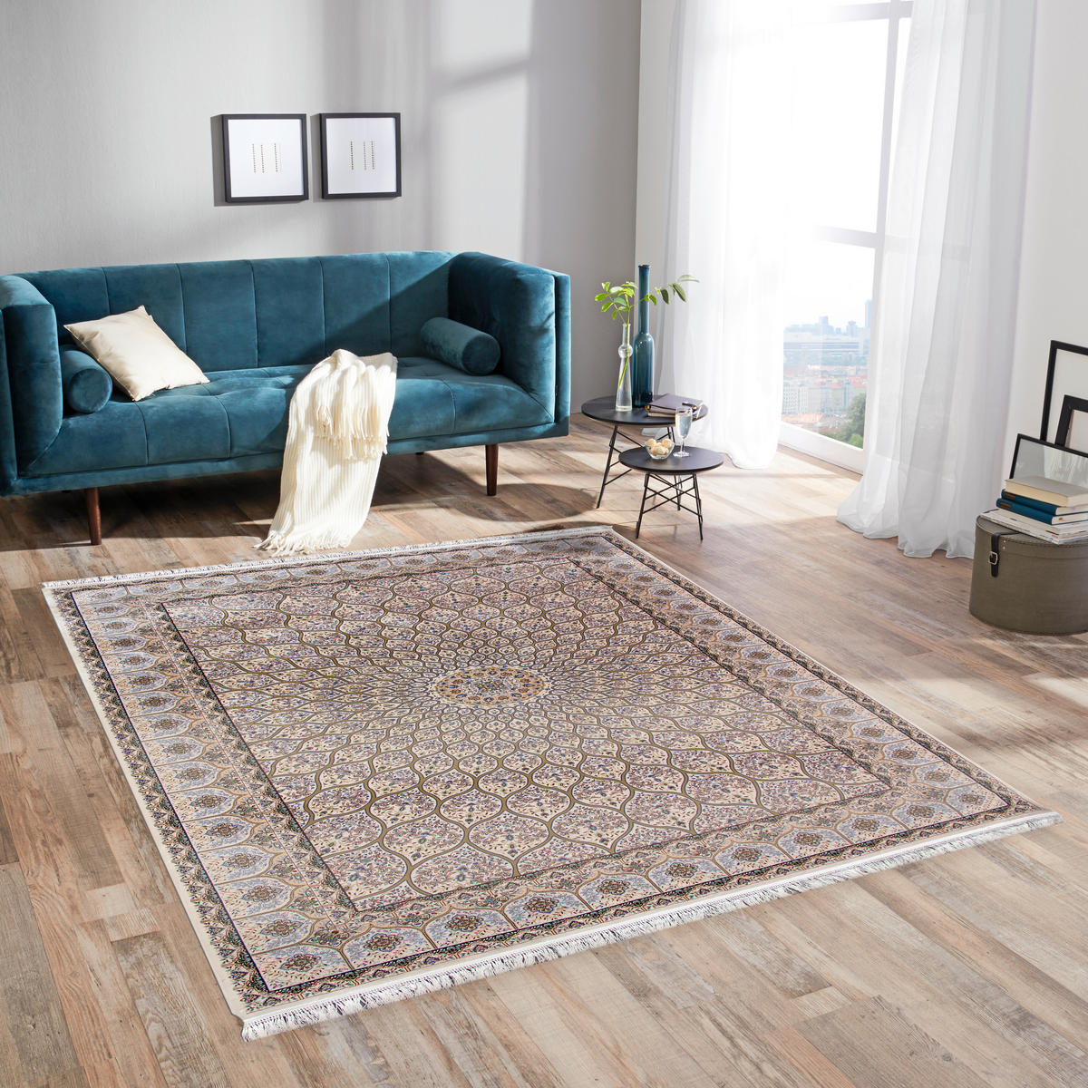 VINTAGE KOBEREC, 160/230 cm krémová - krémová, Design, textil (160/230cm) - Dieter Knoll