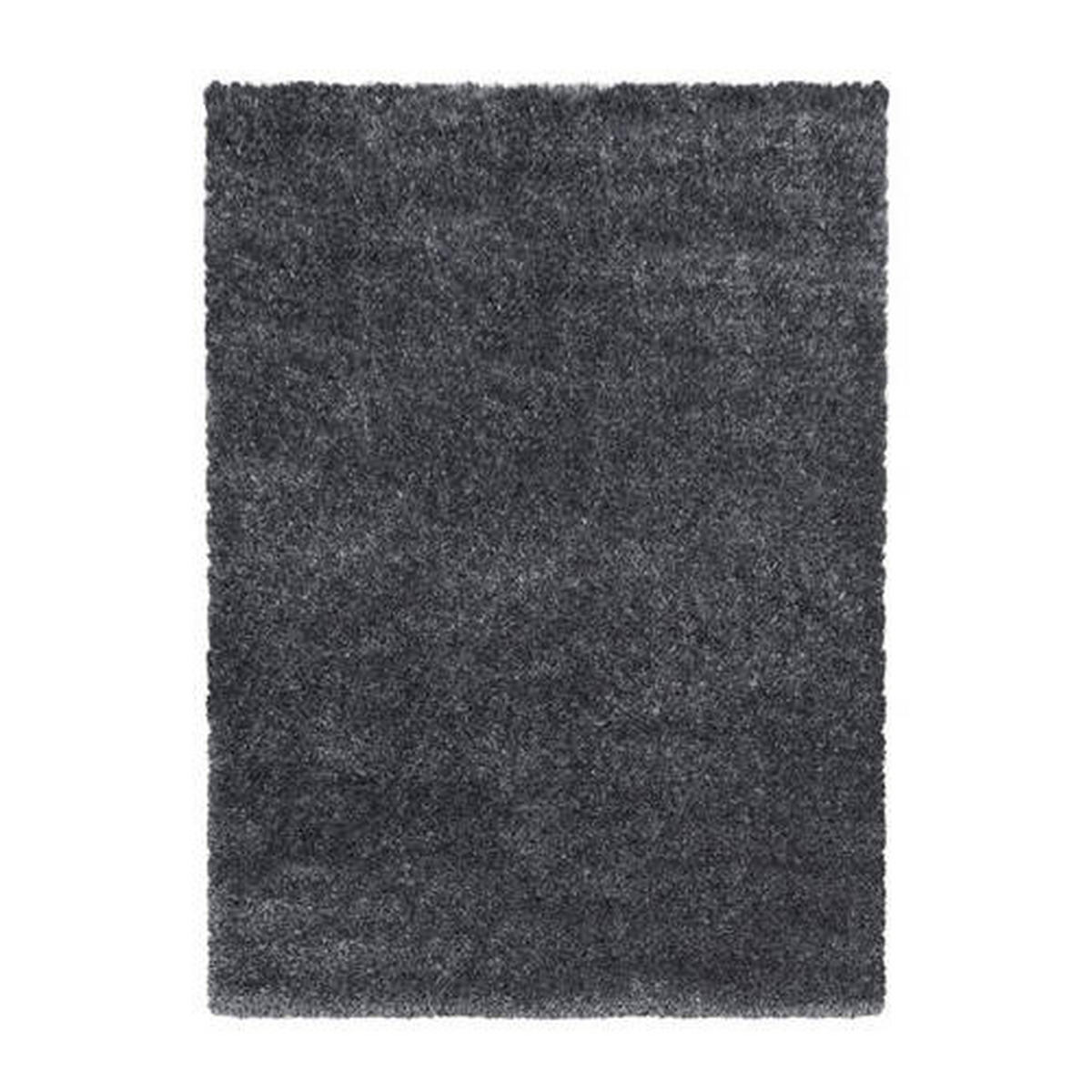 KOBEREC S VYSOKÝM VLASOM, 120/170 cm, sivá - sivá, Basics, textil (120/170cm) - Novel