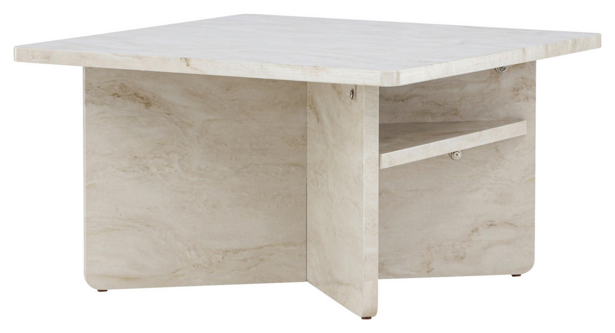 COUCHTISCH 75/75/42 cm quadratisch Beige  - Beige, Design, Holzwerkstoff (75/75/42cm) - Livetastic