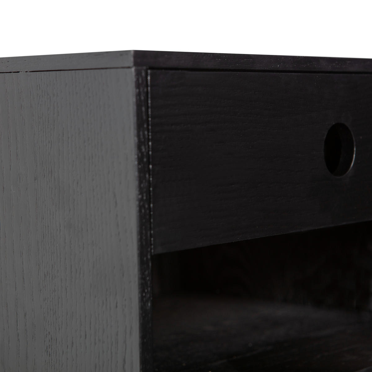 NACHTSCHRANK 34/20/30 cm  - Schwarz, Basics, Holzwerkstoff (34/20/30cm) - MID.YOU