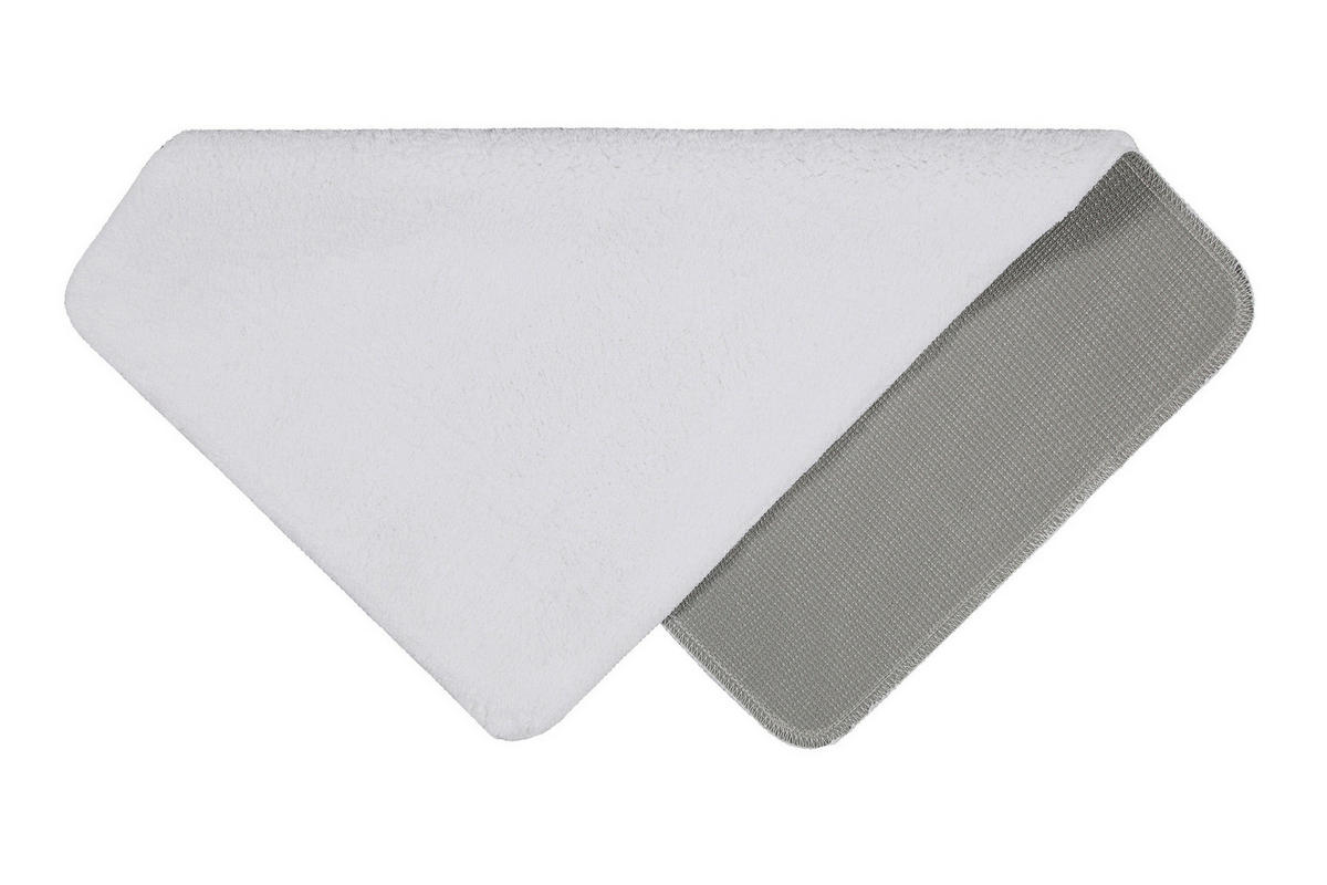 BADTEPPICH Weiß 55/65 cm  - Weiß, Basics, Textil (55/65cm) - WECON HOME