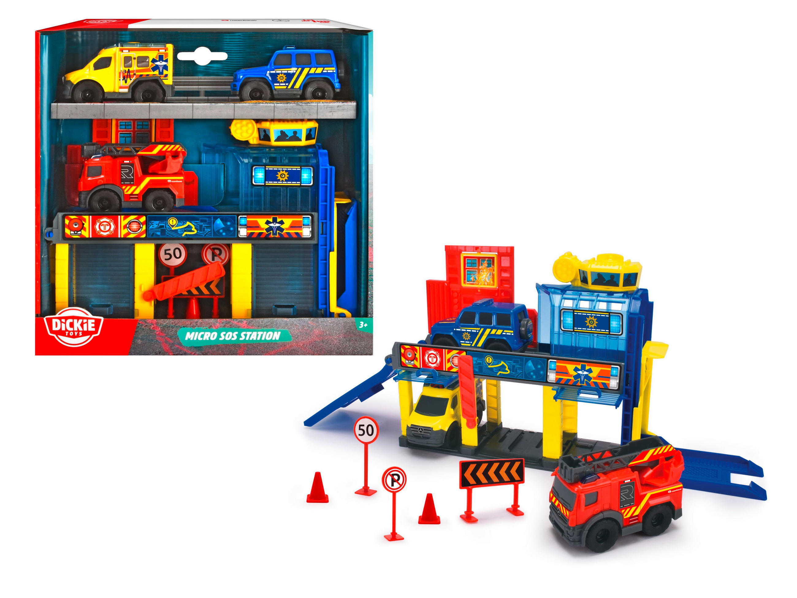 PARKGARAGE - Multicolor, Basics, Kunststoff (7/24/24,50cm) - Dickie Toy