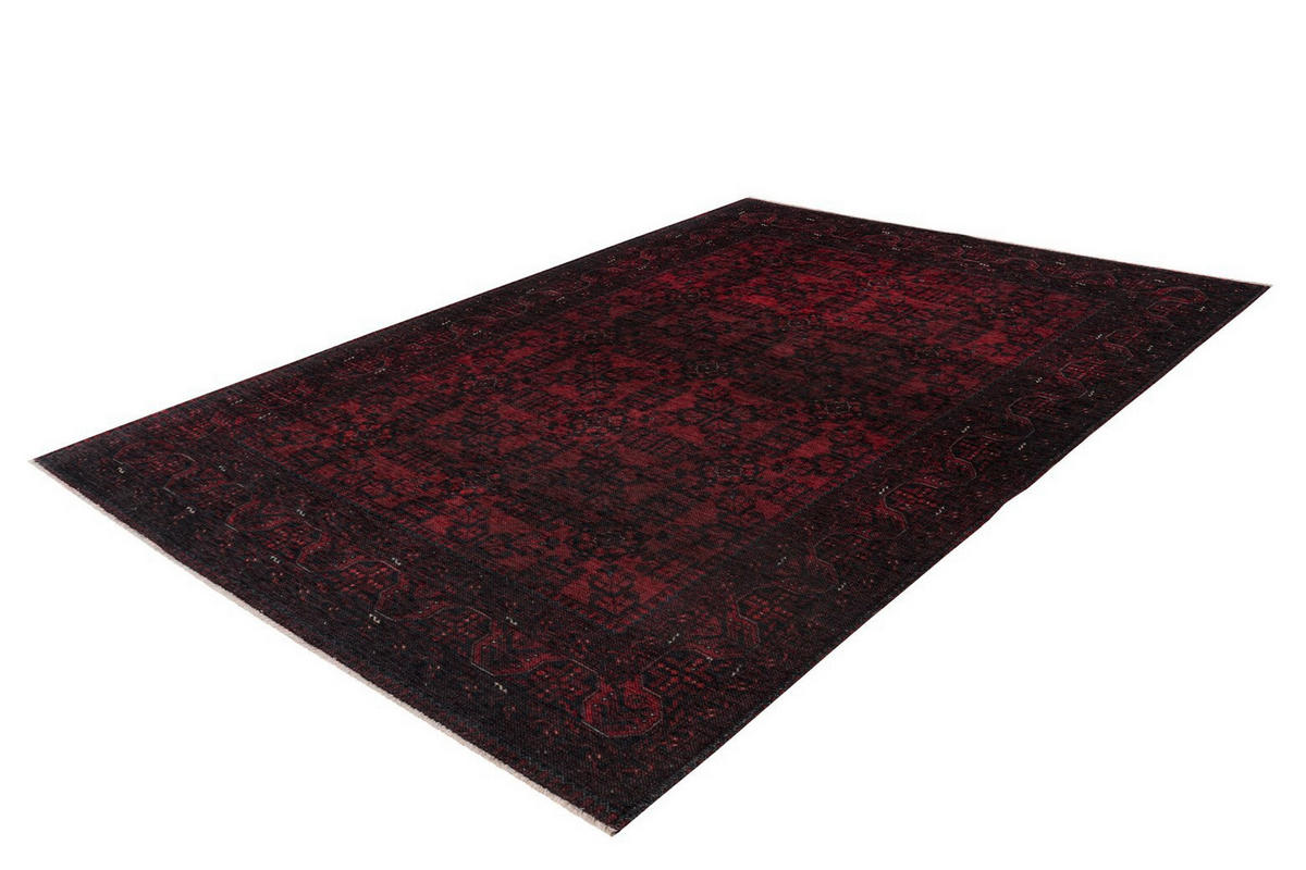 FLACHWEBETEPPICH 200/290 cm Toska 525 Dunkelrot Rot  - Rot, KONVENTIONELL, Textil (200/290cm)
