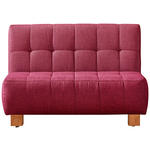 SCHLAFSOFA Juice in Rot  - Rot/Naturfarben, Design, Holz/Textil (125/92/102cm) - Novel
