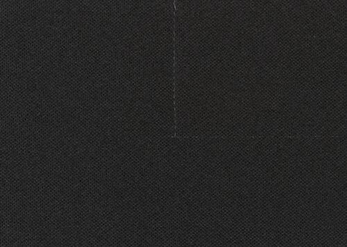 RÉCAMIERE in Flachgewebe Schwarz  - Schwarz, Design, Holz/Textil (205/87/94cm) - Bali
