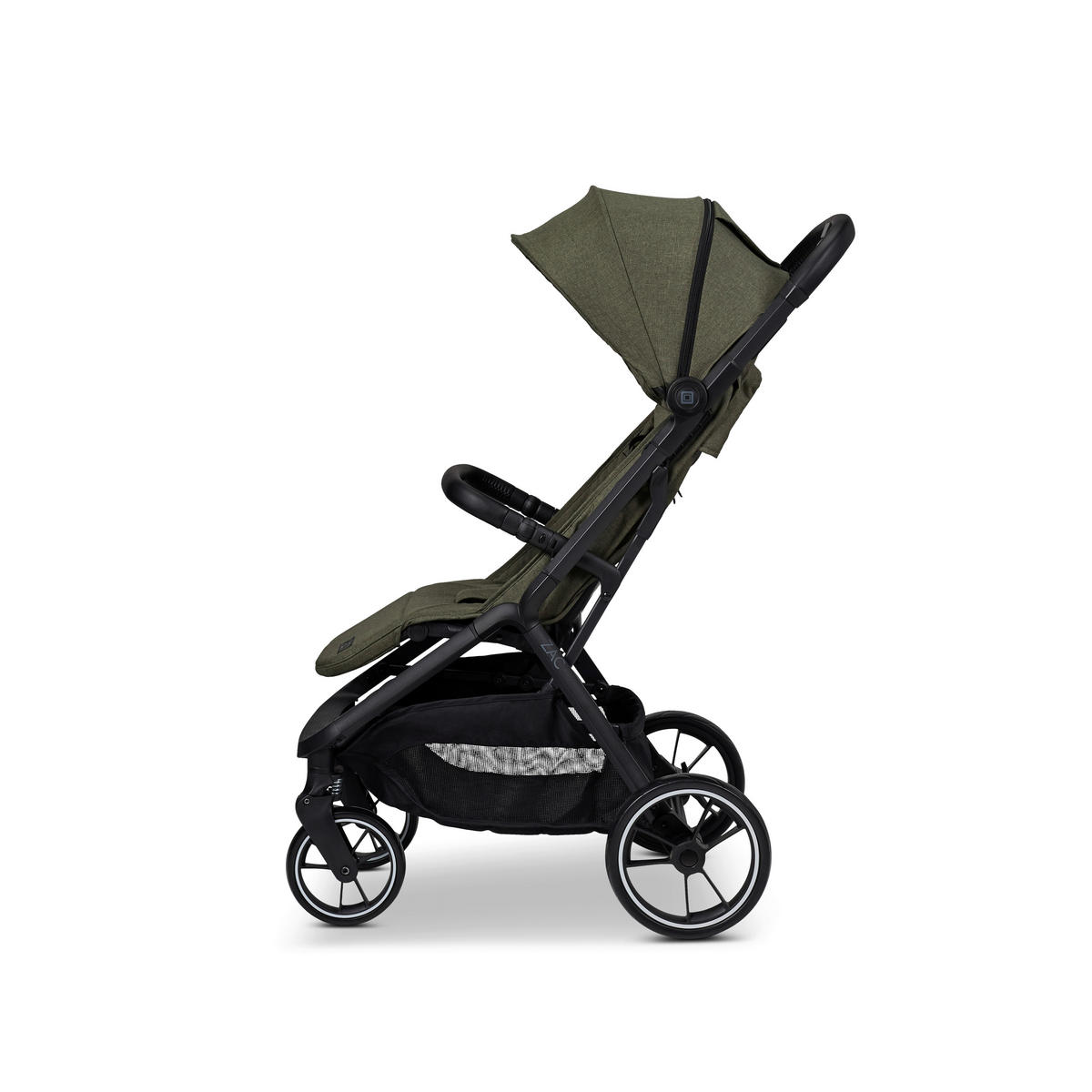 BUGGY Zac  - Schwarz/Olivgrün, Basics, Textil (80/55/102cm) - Moon
