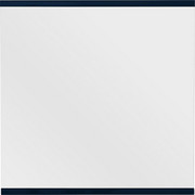 SPIEGEL 75/75,6/4,6 cm - Blau, Design, Glas/Holzwerkstoff (75/75,6/4,6cm) - Invivus