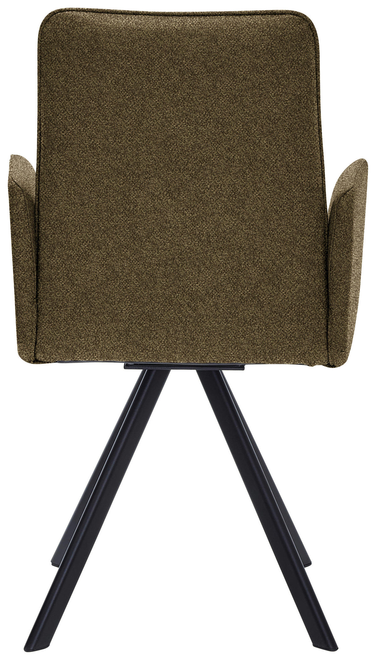 ARMLEHNSTUHL  Stoffauswahl, Typenauswahl, inklusive Armlehnen Webstoff  Braun, Schwarz  - Schwarz/Braun, Design, Textil/Metall (52/92/60cm) - Cantus