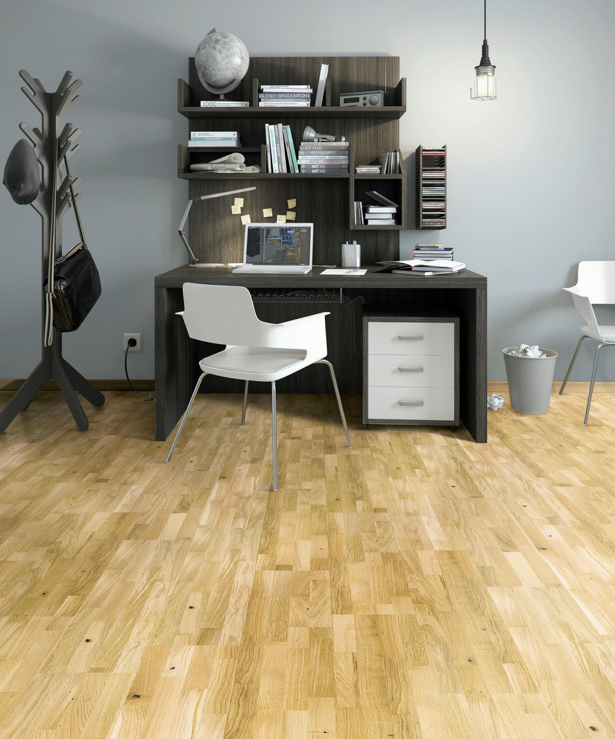 SCHIFFSBODEN Eiche rustikal  per  m² - Eichefarben, KONVENTIONELL, Holz (109,2/20,7/1,4cm) - Venda