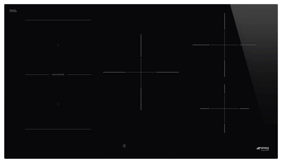 INDUKTIONSKOCHFELD SI1M4954D  - Schwarz, Basics, Glas (90/53/51cm) - SMEG