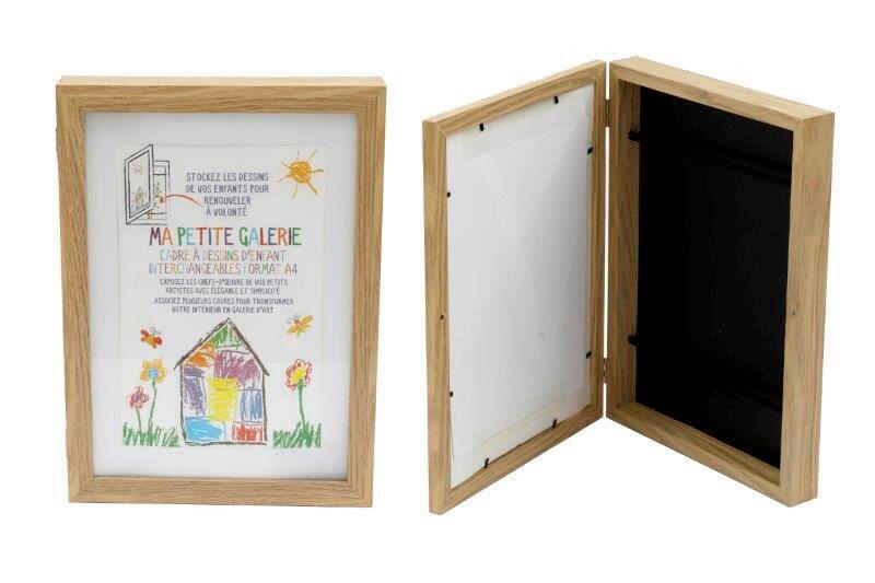 Ramă  - maro deschis, Basics, materiale naturale (25/35/4,5cm)