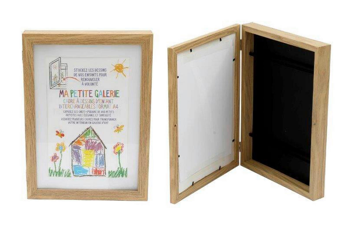 Ramă  - maro deschis, Basics, materiale naturale (25/35/4,5cm)