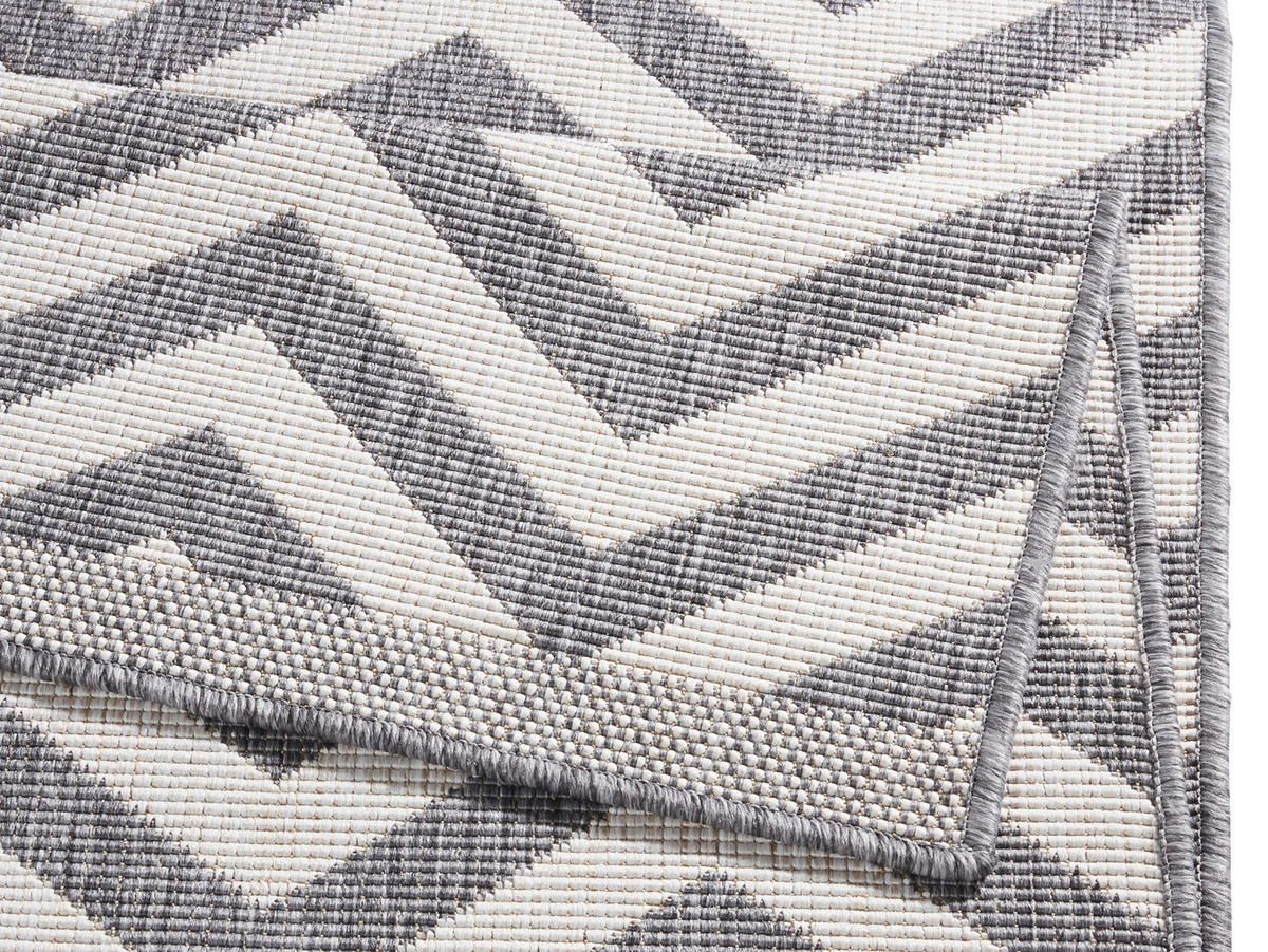 OUTDOORTEPPICH 200/290 cm Twin Supreme Creme, Grau  - Creme/Grau, Design, Kunststoff (200/290cm)