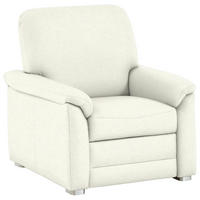 SESSEL Chenille Creme  - Creme/Alufarben, Konventionell, Textil/Metall (88/96/89cm) - Beldomo Comfort
