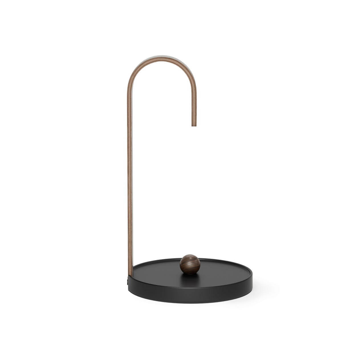 DRŽALO ZA KUHINJSKE BRISAČE   17/17/31 cm                  - črna/barva oreha, Basics, kamen/kovina (17/17/31cm) - Umbra