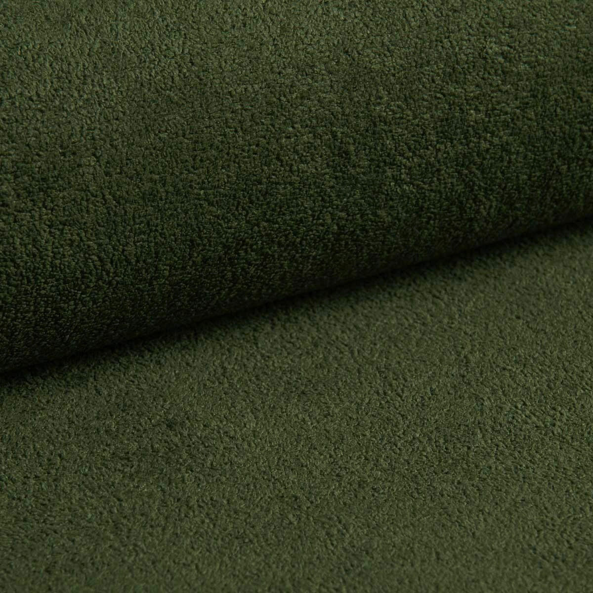 RÉCAMIERE HEVIA in Bouclé Grün  inkl.  - Schwarz/Grün, Design, Kunststoff/Textil (235/97/98cm) - MID.YOU