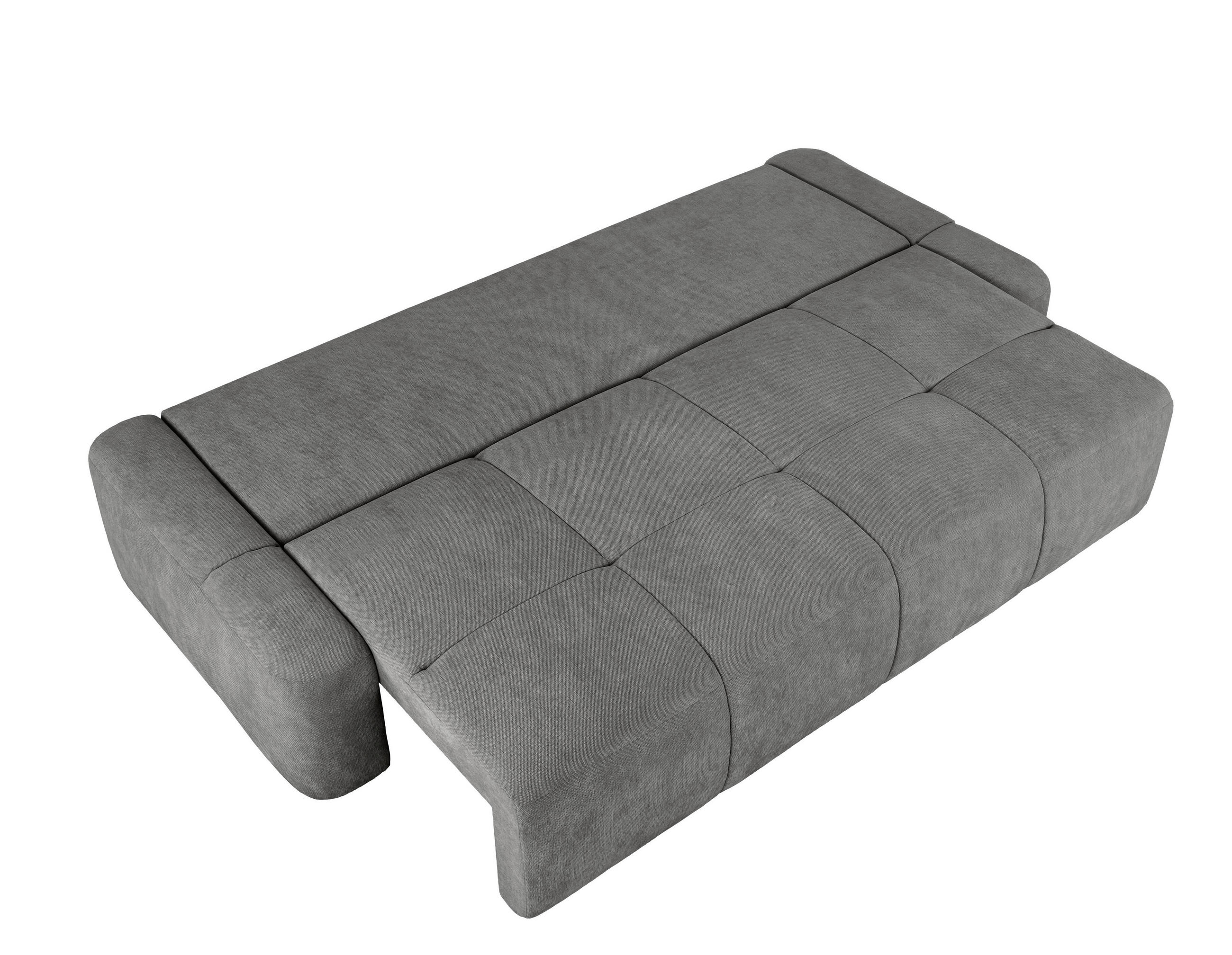 Mid.you Schlafsofa Grau 240x93x108 cm