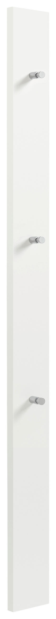 GARDEROBE 4-teilig  in 160/20/31 cm  - Weiss/Eichefarben, Design, Holz (160/20/31cm) - Dieter Knoll