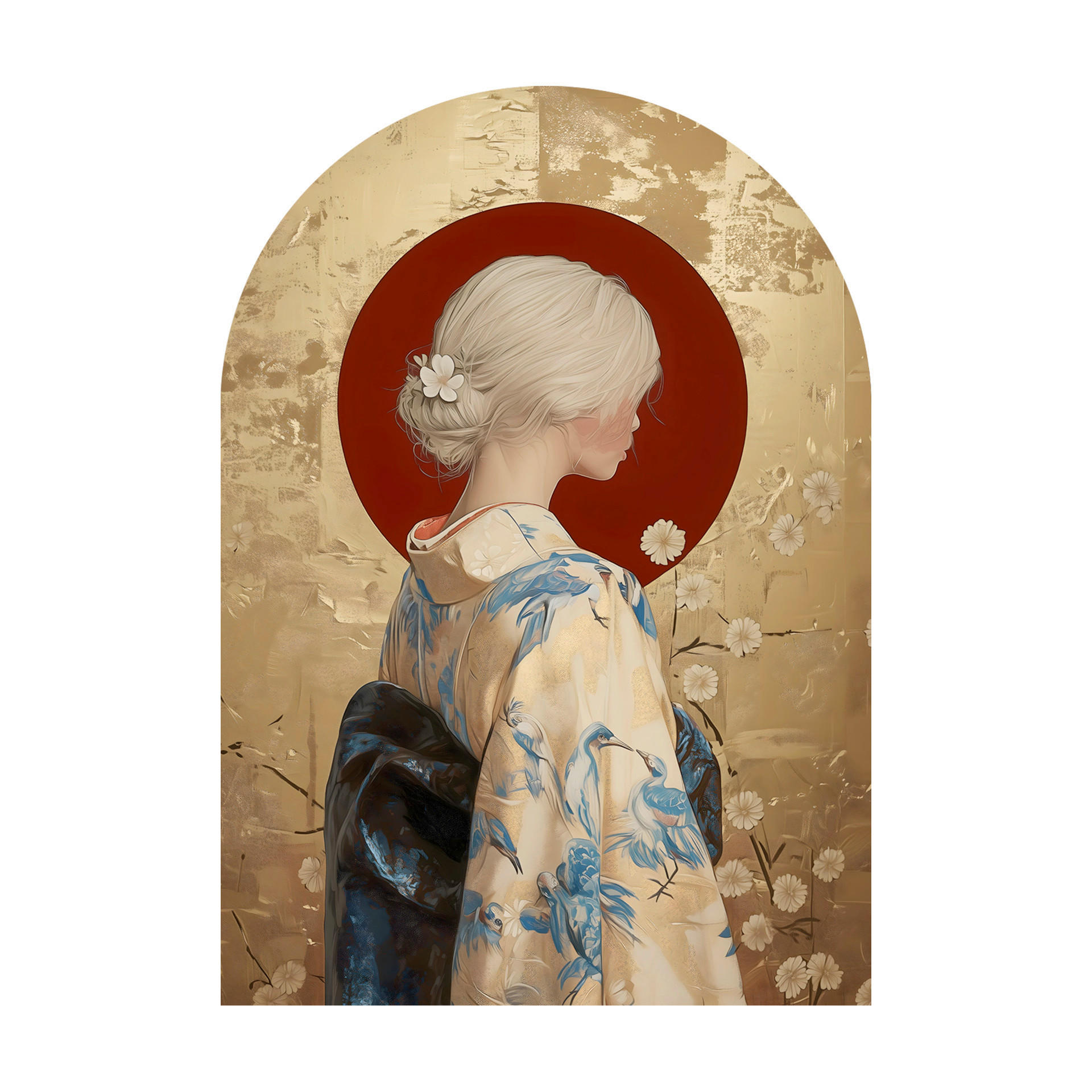 GLASBILD 70/100 cm  - Multicolor, Basics, Glas/Papier (70/100cm)