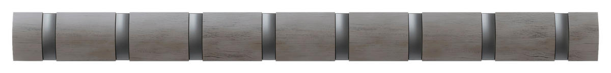 WANDGARDEROBE  in Pappel Grau  - Grau, Design, Holz/Kunststoff (6,4/3,2/81,3cm) - Umbra