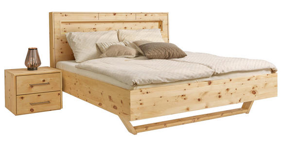 BETT 160/200 cm  in Zirbelkieferfarben  - Zirbelkieferfarben, Natur, Holz (160/200cm) - Valnatura
