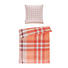 BETTWÄSCHE Satin Orange, Weiß 155/220 cm - Orange/Weiß, Design, Textil (155/220cm) - Tom Tailor